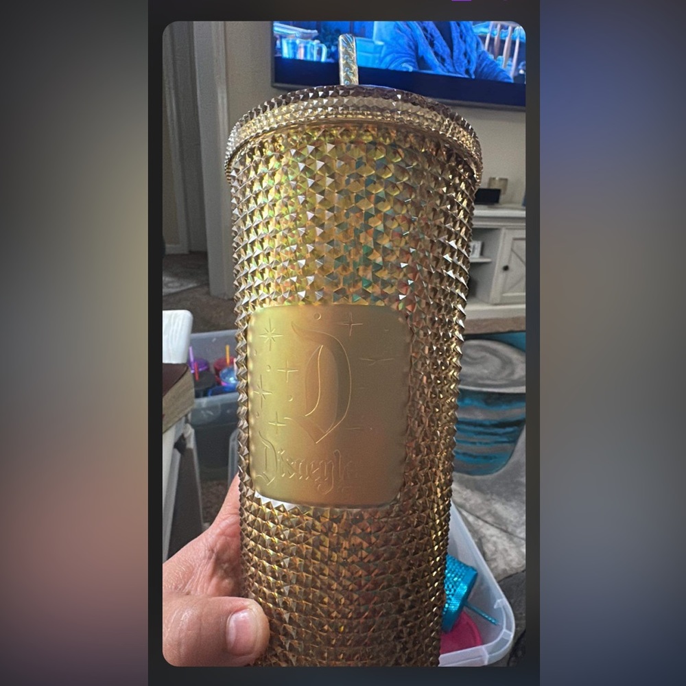 BNWT Disney 2023 gold anniversary Starbucks cup